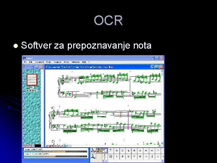 OCR l Softver za prepoznavanje nota 
