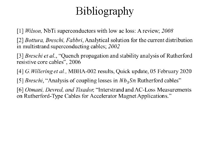 Bibliography • 