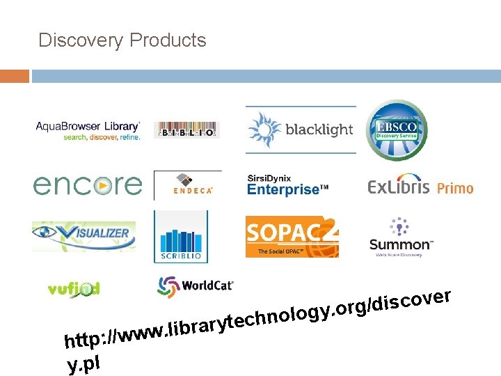 Discovery Products tec y r a r b i l. w w w /