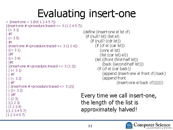 Evaluating insert-one > (insert-one < 3 (list 1 2 4 5 7)) |(insert-one #<procedure: