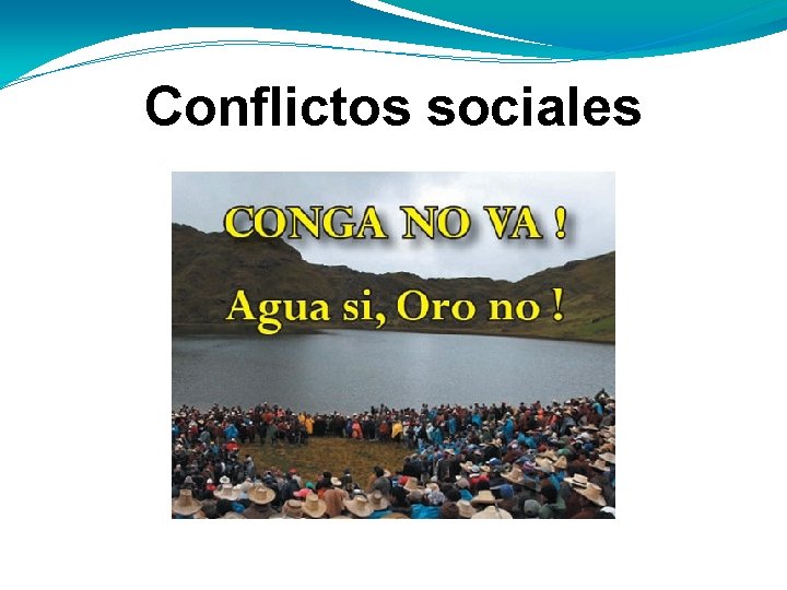 Conflictos sociales 