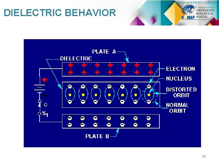 PLT 104 ENGINEERING SCIENCE DIELECTRIC BEHAVIOR 25 