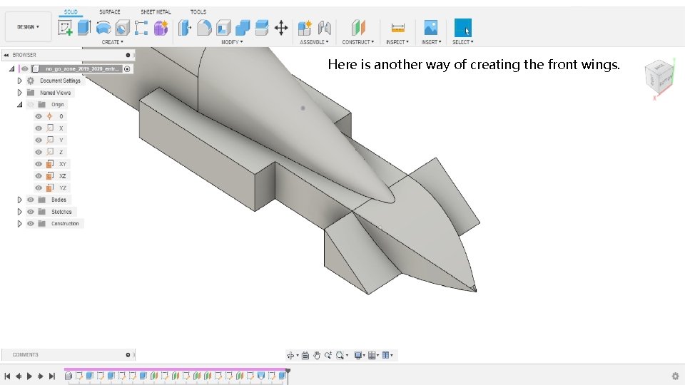 Here is another way of creating the front wings. 