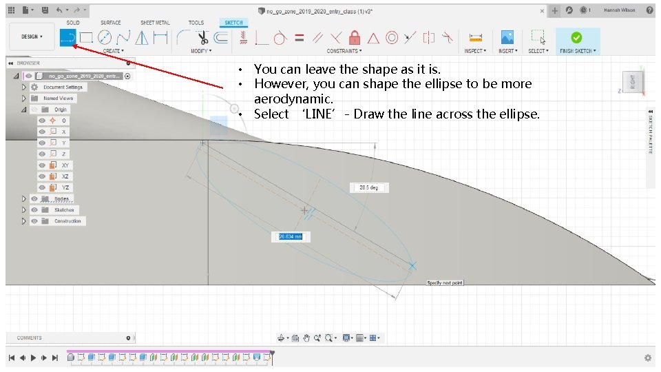  • You can leave the shape as it is. • However, you can
