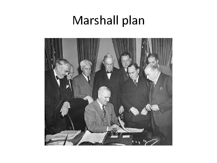 Marshall plan 
