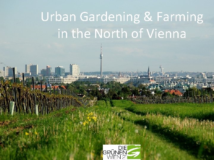 Urban Gardening & Farming in the North of Vienna 