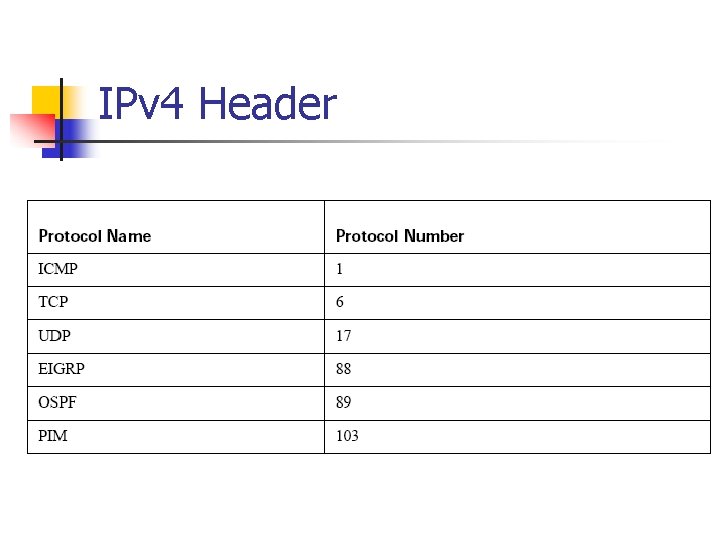 IPv 4 Header 