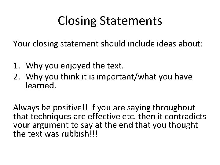 Essay Conclusions The Perfect Ending A Handy Mnemonic