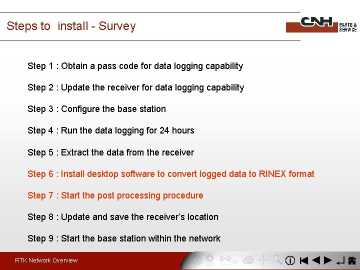 Steps to install - Survey Step 1 : Obtain a pass code for data