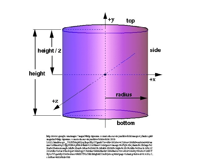 http: //www. google. com/imgres? imgurl=http: //goanna. cs. rmit. edu. au/~treynold/web 3 d/images/cylinder. gif& imgrefurl=http: