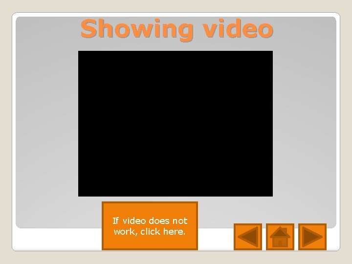 Showing video If video does not work, click here. Showing video If video does not work, click here.