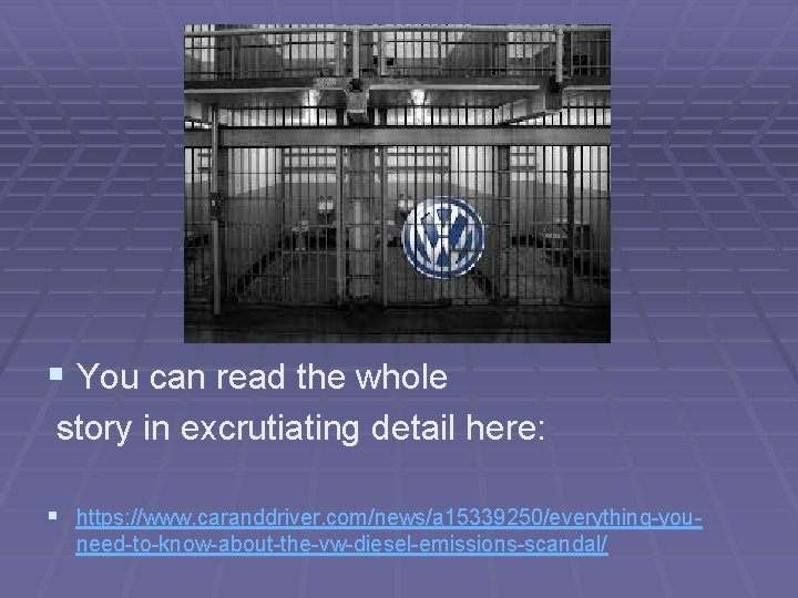 § You can read the whole story in excrutiating detail here: § https: //www.