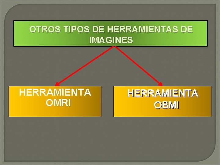 OTROS TIPOS DE HERRAMIENTAS DE IMAGINES HERRAMIENTA OMRI HERRAMIENTA OBMI 
