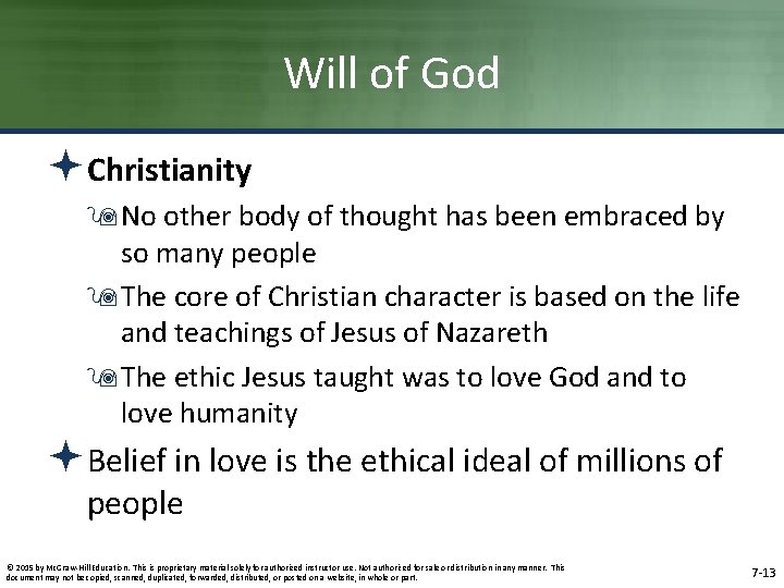 Will of God ªChristianity 9 No other body of thought has been embraced by Will of God ªChristianity 9 No other body of thought has been embraced by