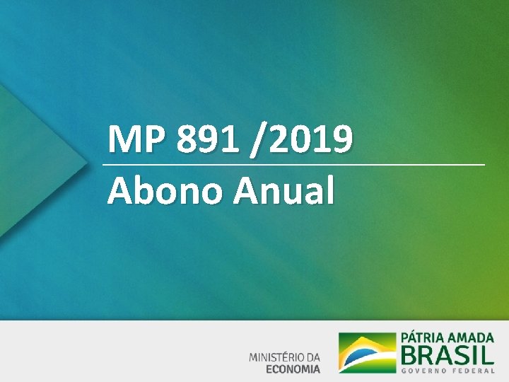 MP 891 /2019 Abono Anual 