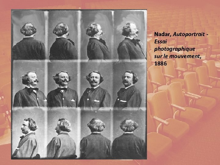 Nadar, Autoportrait Essai photographique sur le mouvement, 1886 