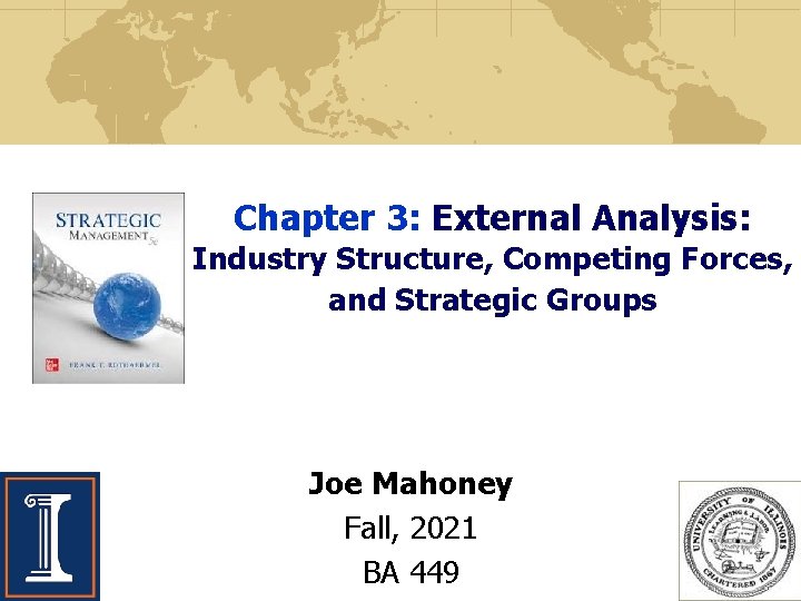Chapter 3 External Analysis Industry Structure Competing Forces