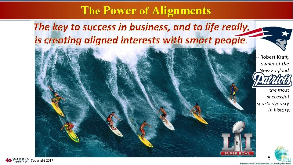 Part 2 – GT ame Changing Strategy he Power of Alignments The key to