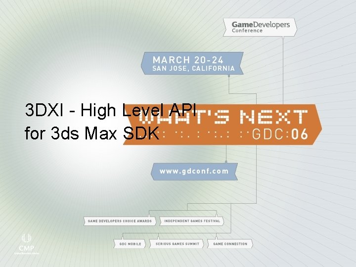 3 DXI - High Level API for 3 ds Max SDK 