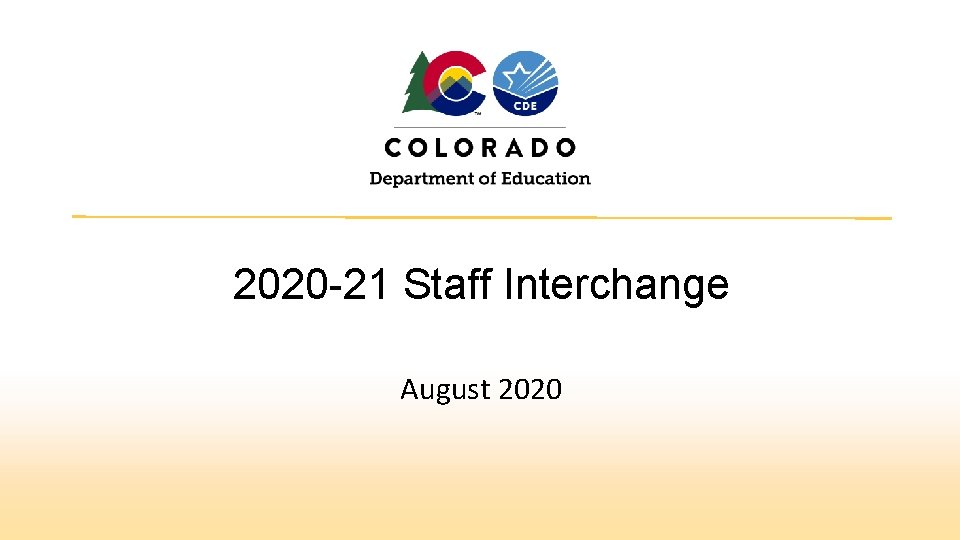 2020 -21 Staff Interchange August 2020 