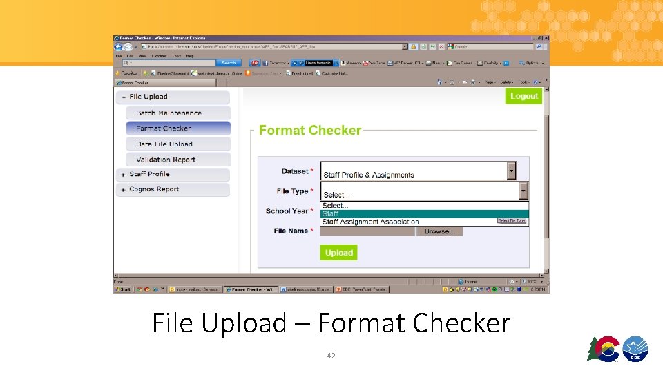 File Upload – Format Checker 42 