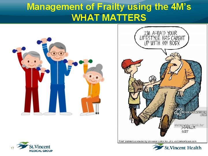 Management of Frailty using the 4 M’s WHAT MATTERS 17 