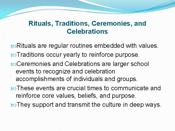 Building and Enhancing School Cultures Through Stories Celebrations