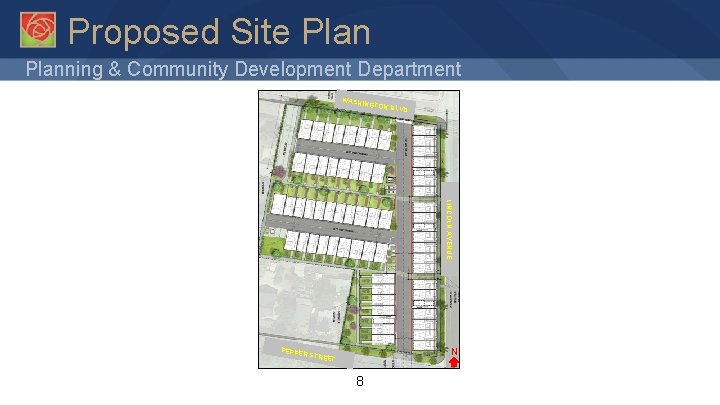 Proposed Site Planning & Community Development Department WASHIN GTON B L VD LINCOLN AVENUE