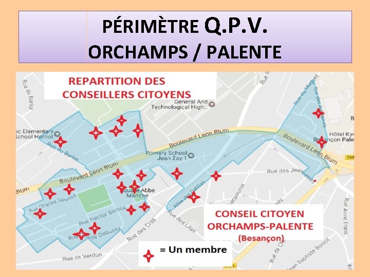 PÉRIMÈTRE Q. P. V. ORCHAMPS / PALENTE 