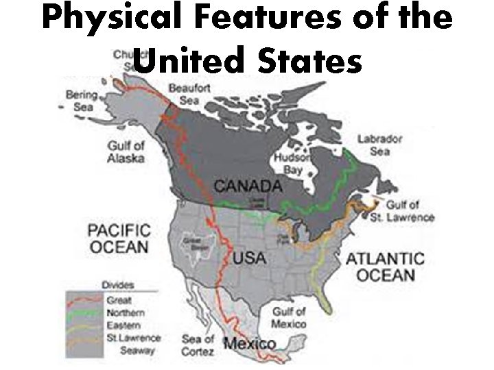 Physical Features of the United States 