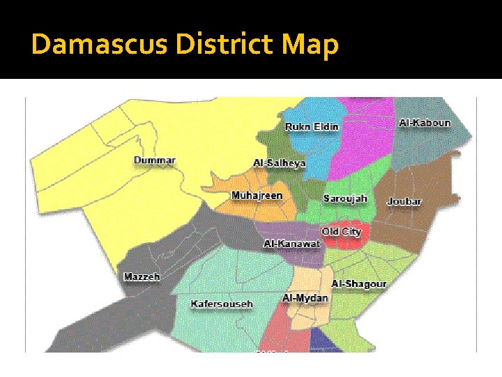 Damascus District Map 