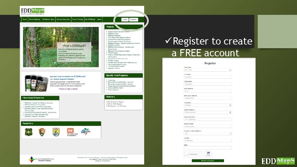 üRegister to create a FREE account 