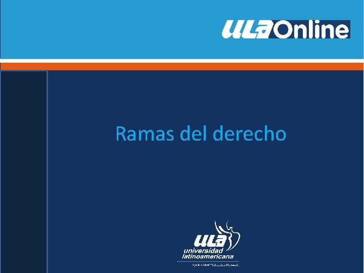 Ramas del derecho 
