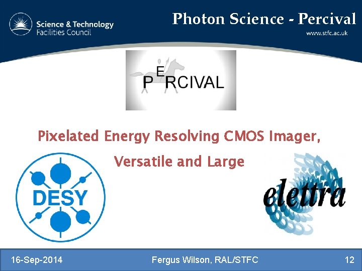 Photon Science - Percival Pixelated Energy Resolving CMOS Imager, Versatile and Large 16 -Sep-2014