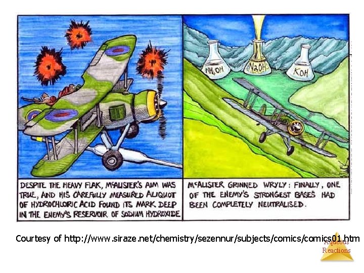 Courtesy of http: //www. siraze. net/chemistry/sezennur/subjects/comics 01. htm Aqueous Reactions 