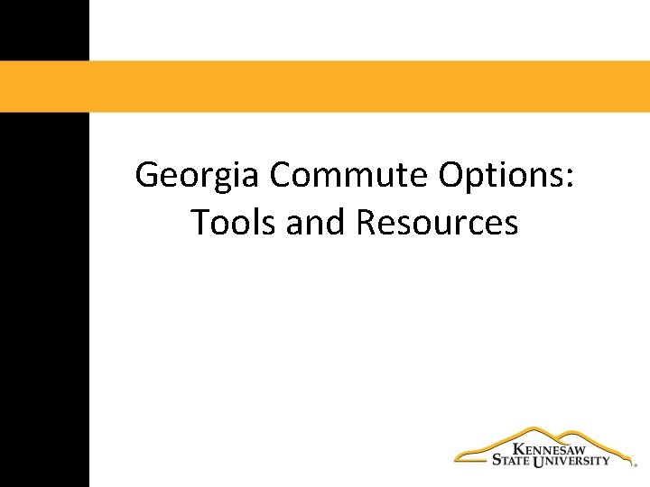 Georgia Commute Options: Tools and Resources 