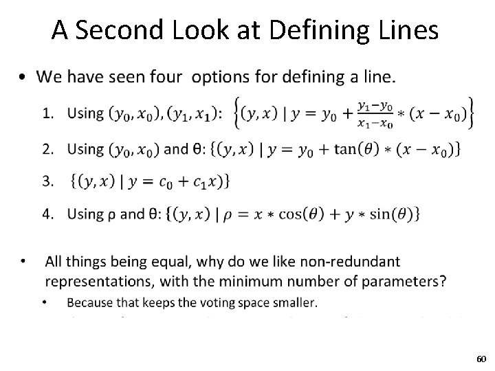 A Second Look at Defining Lines • 60 