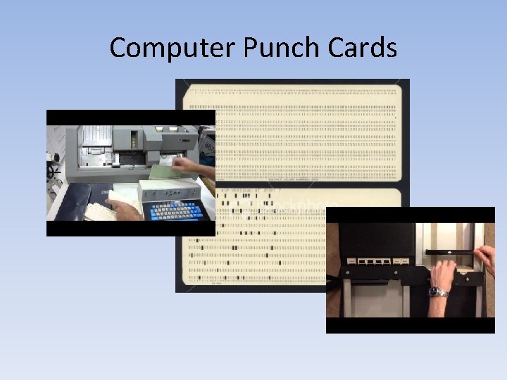 Computer Punch Cards 