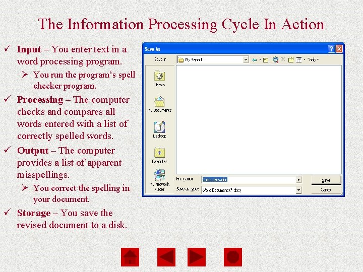 Computers Are Your Future Chapter 1 The Information Processing Cycle In Action ü Input