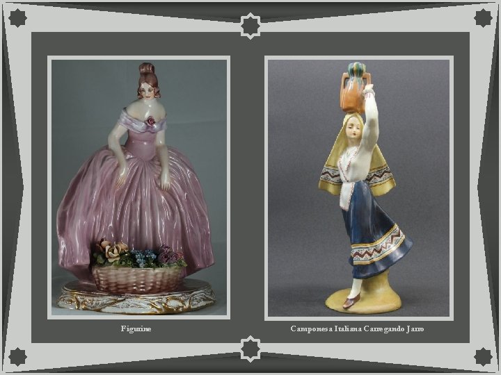 Figurine Camponesa Italiana Carregando Jarro 