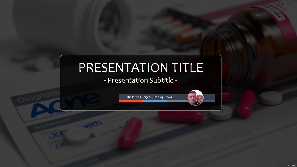 PRESENTATION TITLE - Presentation Subtitle By James Sager – Dec 03, 2019 