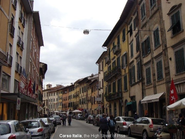Corso Italia, the High Street of Pisa 