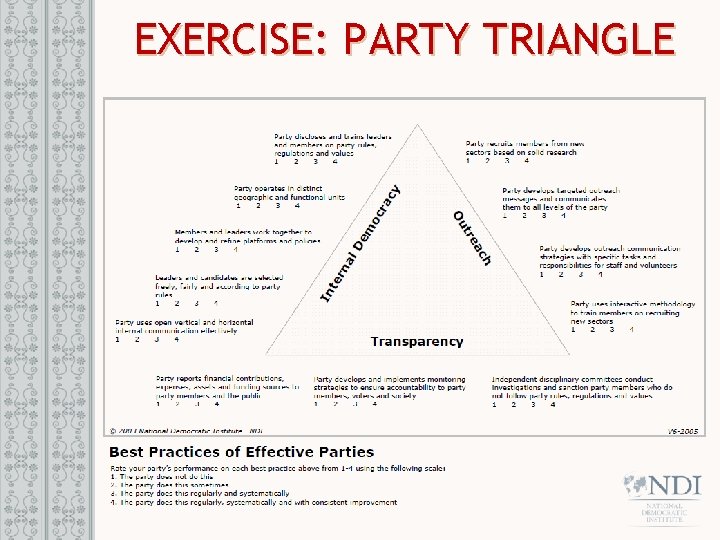 EXERCISE: PARTY TRIANGLE 