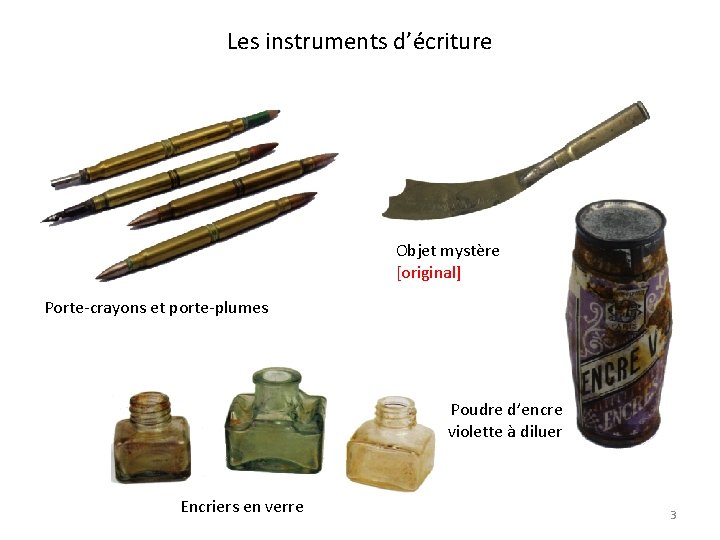 Les instruments d’écriture Objet mystère [original] Porte-crayons et porte-plumes Poudre d’encre violette à diluer