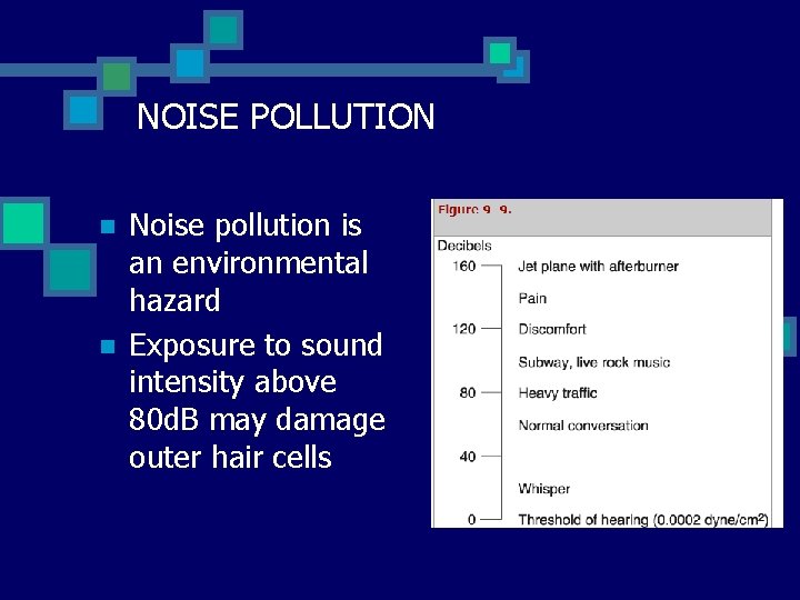 NOISE POLLUTION n n Noise pollution is an environmental hazard Exposure to sound intensity