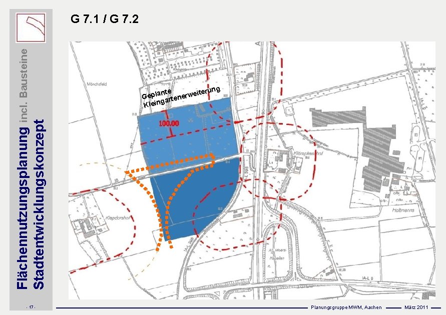 Flächennutzungsplanung incl. Bausteine Stadtentwicklungskonzept G 7. 1 / G 7. 2 - 17 -