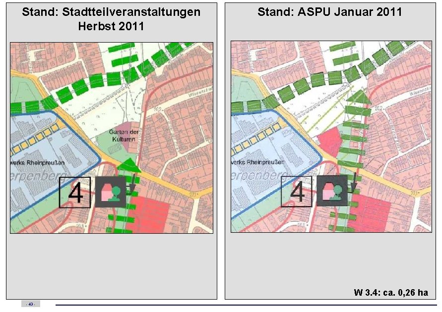 Stand: Stadtteilveranstaltungen Herbst 2011 Stand: ASPU Januar 2011 W 3. 4: ca. 0, 26