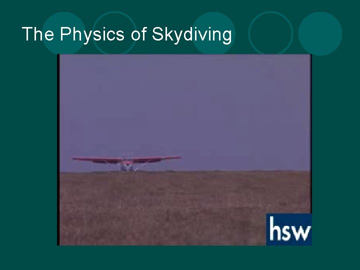 The Physics of Skydiving 