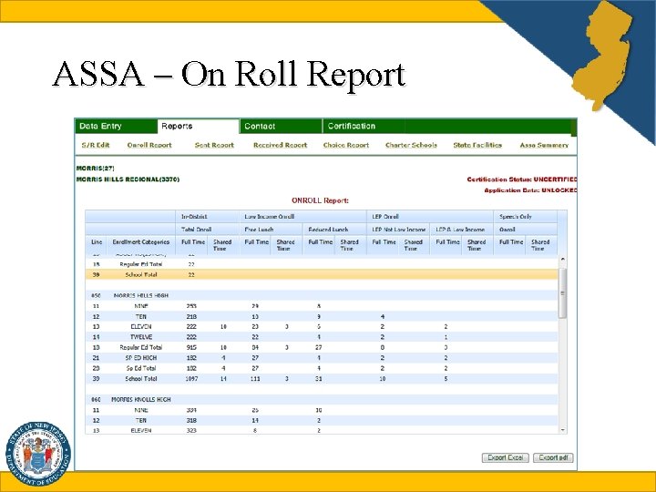 ASSA – On Roll Report 