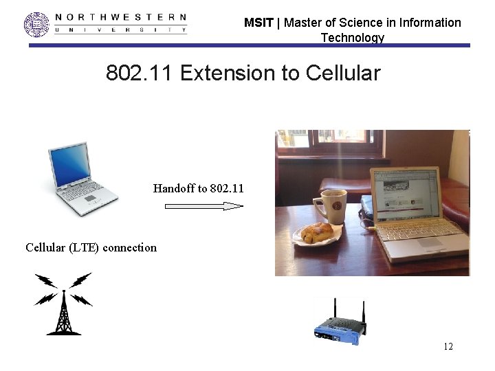 MSIT | Master of Science in Information Technology 802. 11 Extension to Cellular Handoff MSIT | Master of Science in Information Technology 802. 11 Extension to Cellular Handoff